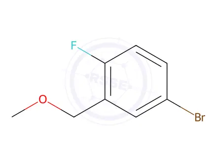 Chemical structure of 4-Bromo-1-fluoro-2-(methoxymethyl)benzene