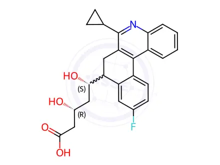 Chemical structure of Pitavastatin Impurity 36(free)