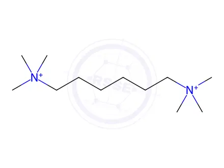 Chemical structure of Hexamethonium Bromide