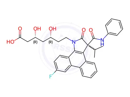 Chemical structure of Atorvastatin Calcium Impurity 33 Monomer