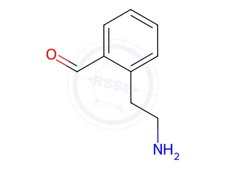 Chemical structure of Benzaldehyde, 2-(2-aminoethyl)-(9CI)