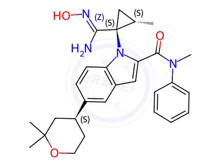 Chemical structure of Orforglipron Impurity 31