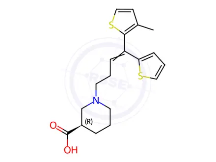 Chemical structure of Desmethyl Tiagabine