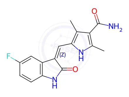 Chemical structure of Sunitinib Impurity C