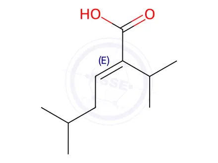 Chemical structure of Lactic Acid Impurity 147 ((E)-Cocoa acid)