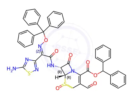 Chemical structure of Ceftobiprole Impurity 21