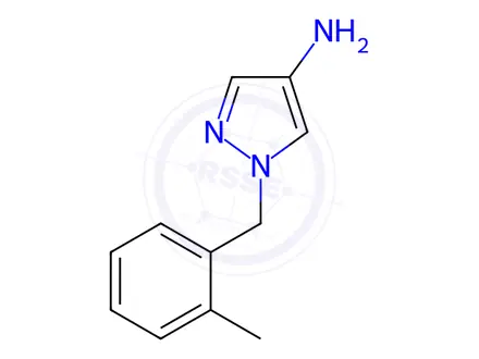 Chemical structure of 1-(2-METHYL-BENZYL)-1H-PYRAZOL-4-YLAMINE DIHYDROCHLORIDE