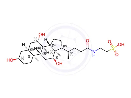 Chemical structure of Taurodeoxycholic Acid Impurity 2