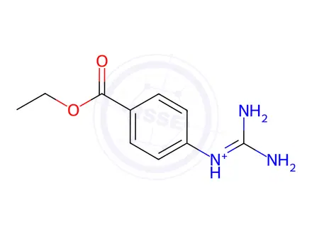 Chemical structure of Nafamostat Mesilate Impurity 50