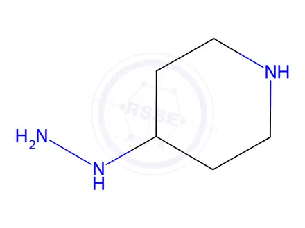 Chemical structure of 4-Hydrazinopiperidine dihydrochloride