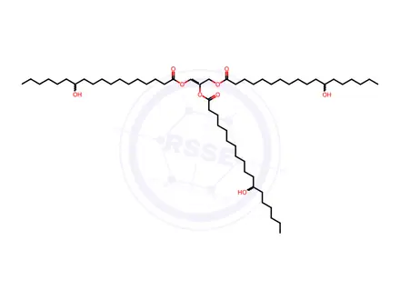 Chemical structure of Hydrogenated Castor Oil