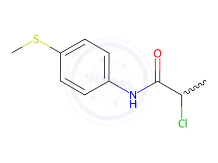 Chemical structure of 2-Chloro-n-[4-(methylsulfanyl)phenyl]propanamide