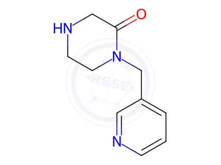 Chemical structure of 1-[(pyridin-3-yl)methyl]piperazin-2-one dihydrochloride