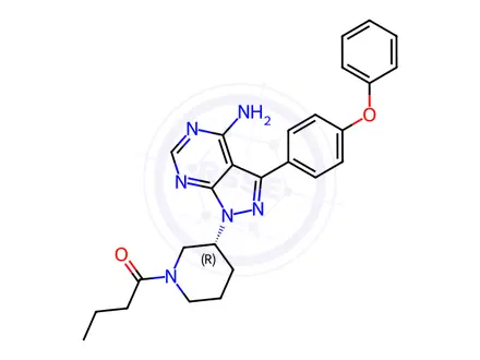 Chemical structure of Ibrutinib Impurity 55