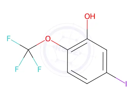 Chemical structure of 5-Iodo-2-(trifluoromethoxy)phenol