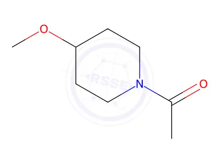 Chemical structure of Piperidine, 1-acetyl-4-methoxy-(7CI,8CI,9CI)