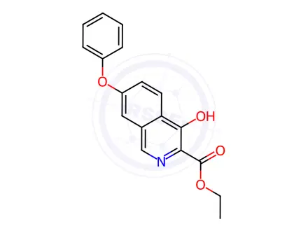 Chemical structure of Roxadustat Impurity 33