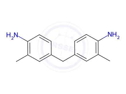 Chemical structure of 4,4′-Diamino-3,3′-dimethyldiphenyl methane