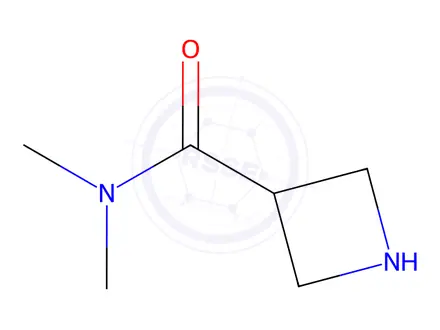 Chemical structure of Azetidine-3-carboxylic acid dimethylamidedi(trifluoroacetic acid salt)