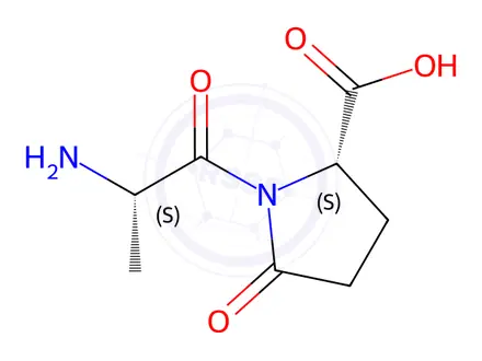 Chemical structure of Alanyl Glutamine Impurity 8 (HCl Salt)