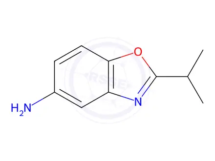 Chemical structure of 2-(Propan-2-yl)-1,3-benzoxazol-5-amine