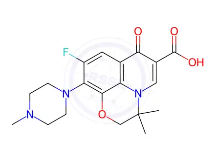 Chemical structure of Levofloxacin Impurity 37