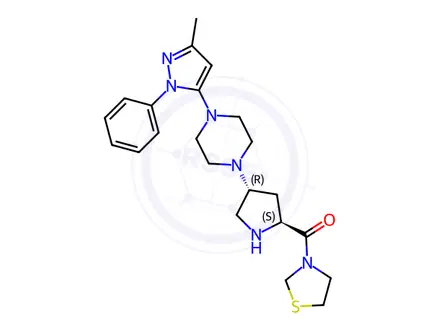 Chemical structure of Teneligliptin Impurity 18