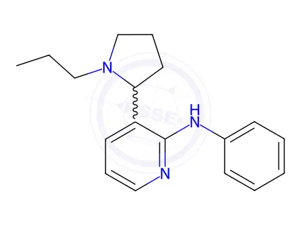 Chemical structure of N-Phenyl-3-(1-propylpyrrolidin-2-yl)pyridin-2-amine