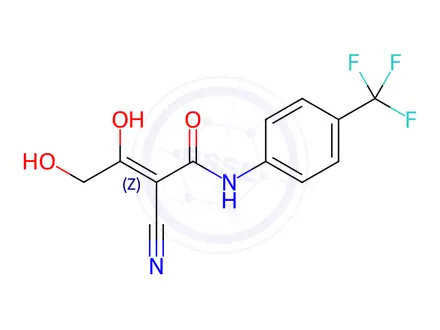 Chemical structure of 4-Hydroxy-Teriflunomide
