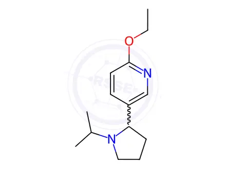 Chemical structure of 2-Ethoxy-5-(1-isopropylpyrrolidin-2-yl)pyridine