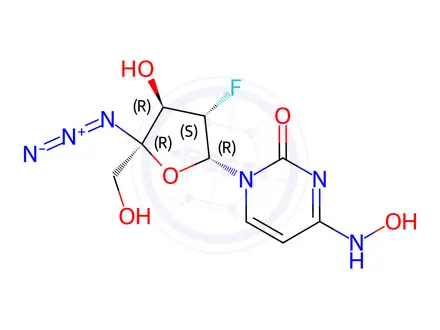 Chemical structure of Azvudine Impurity 10