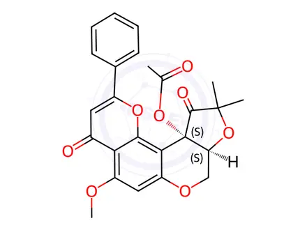 Chemical structure of Tephrodin