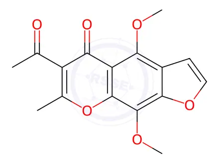 Chemical structure of Khellin Impurity 65