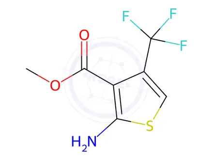 Chemical structure of Methyl 2-Amino-4-trifluoromethylthiophene-3-carboxylate
