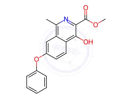 Chemical structure of Roxadustat Impurity 26