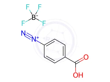 Chemical structure of 4-CARBOXYBENZEDIAZONIUM TETRAFLUOROBORATE