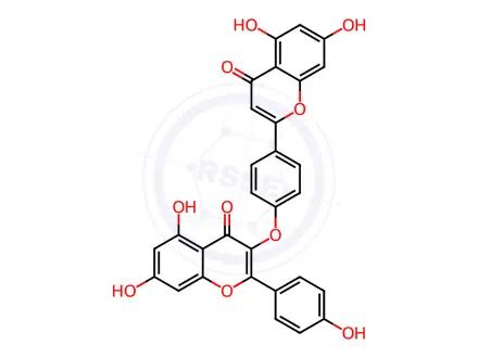Chemical structure of Delicaflavone