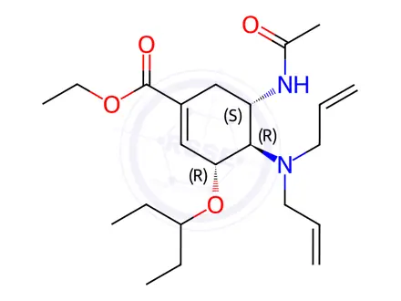 Chemical structure of Oseltamivir Phosphate Impurity 20