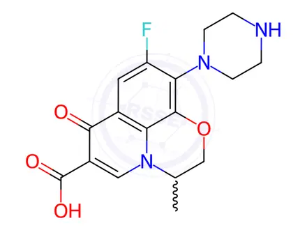 Chemical structure of Ofloxacin EP Impurity E