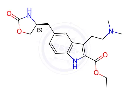 Chemical structure of Zolmitriptan Impurity 27