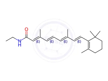 Chemical structure of vitamin A acid ethylamide