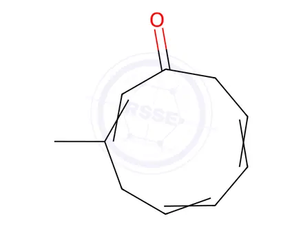 Chemical structure of 2,5,7-Cyclononatrien-1-one, 3-methyl-(9CI)