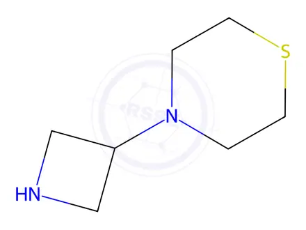 Chemical structure of 4-(Azetidin-3-yl)thiomorpholine. Hydrochloride