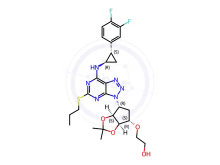 Chemical structure of Ticagrelor Impurity 513