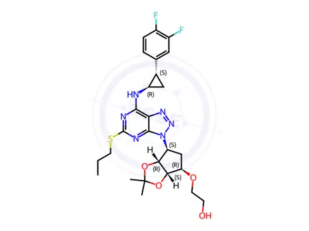 Chemical structure of Ticagrelor Impurity 40