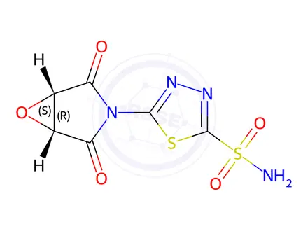 Chemical structure of (2,3-Epoxysuccinyl)imidazolamide