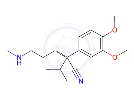 Chemical structure of Verapamil EP Impurity F