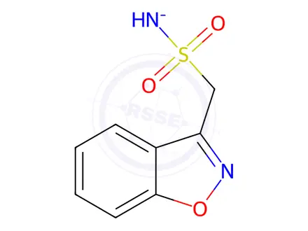 Chemical structure of Zonisamide sodium salt