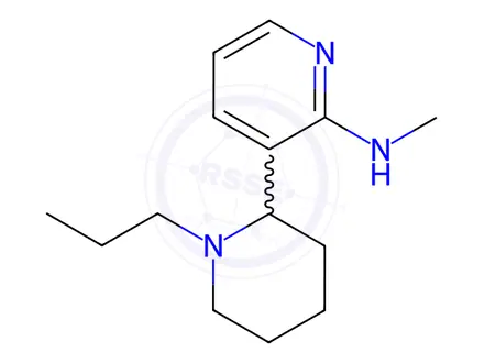 Chemical structure of N-Methyl-3-(1-propylpiperidin-2-yl)pyridin-2-amine