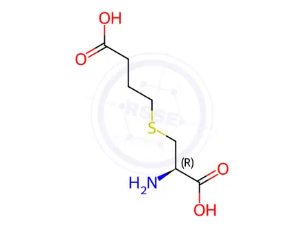 Chemical structure of Acetylcysteine Impurity 19